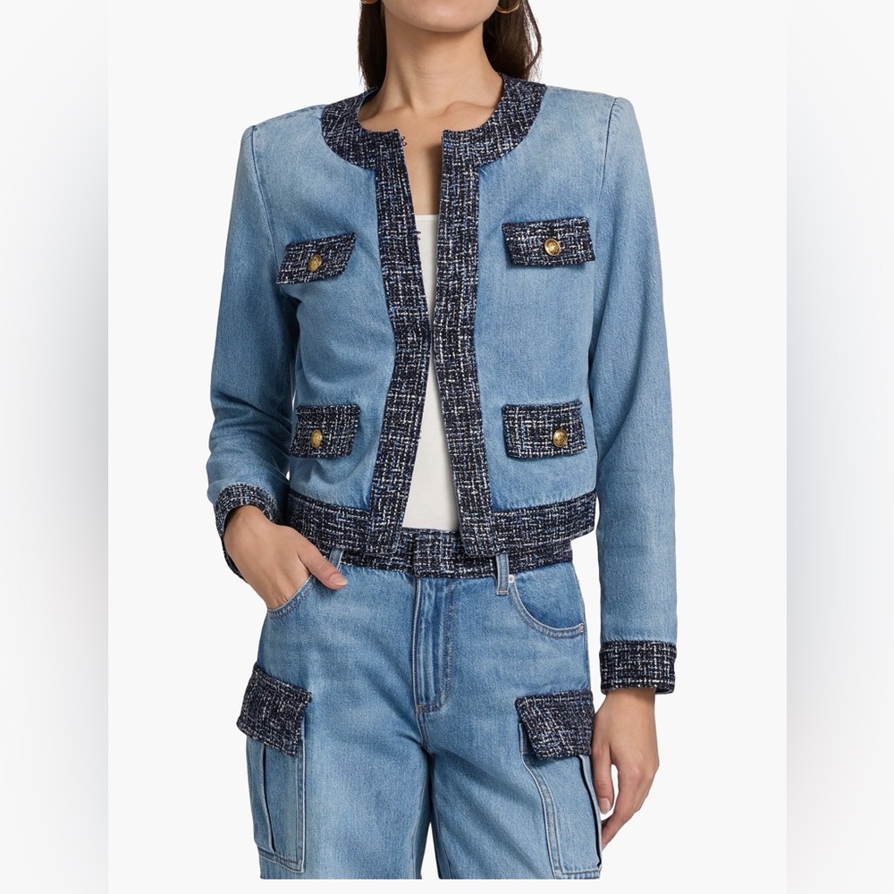 Alice + Olivia

Landon Denim Cropped Jacket - Picture 5 of 6